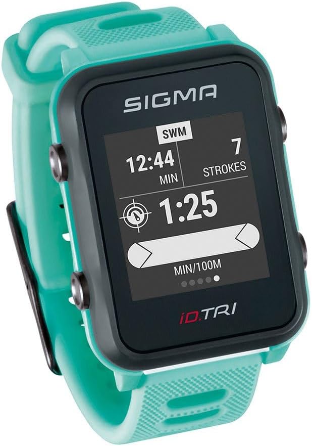 Sigma Sport iD.TRI GPS Triathlon-Uhr mit Trainings- und Wettkampffeatures, Navigation, Smart Notific