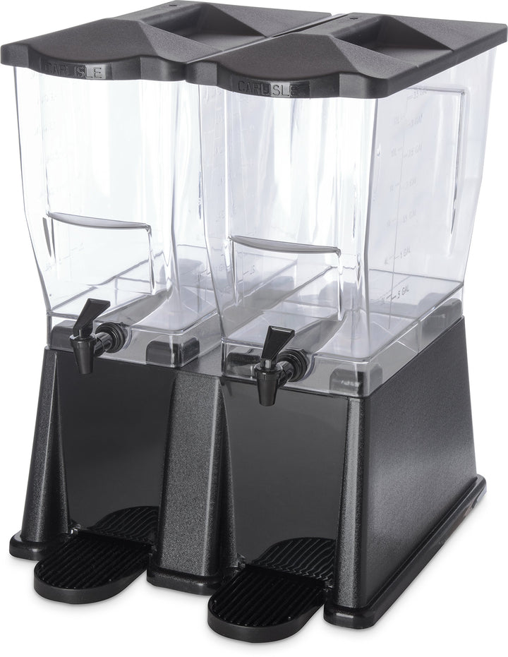 Carlisle TrimLine 1085303 Getränkespender mit Doppelboden, 1,8 l, Schwarz