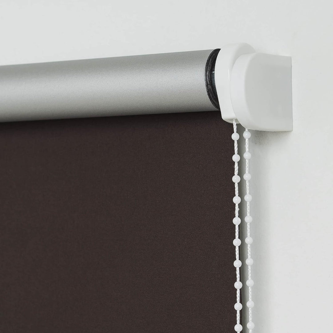 Liedeco® Rollo, Fenster Rollo, Kettenzug-Rollo / 92 x 180 cm (Breite x Höhe), braun/Thermo-Beschicht