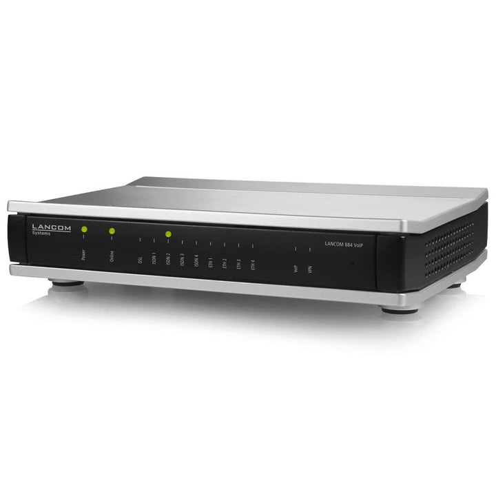 LANCOM 62082 884 VoIP (EU, over ISDN), Single Site Business-VoIP-Router, VDSL2/ADSL2+-Modem, ISDN-Vo