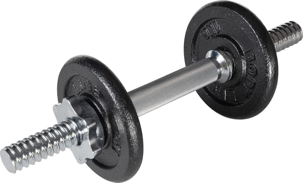 Bodyline Chrom-Lenkerstange mit Ringmutter für Gusseisenscheiben — Länge 33 cm — Durchmesser 25 mm —