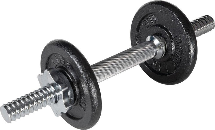 Bodyline Chrom-Lenkerstange mit Ringmutter für Gusseisenscheiben — Länge 33 cm — Durchmesser 25 mm —