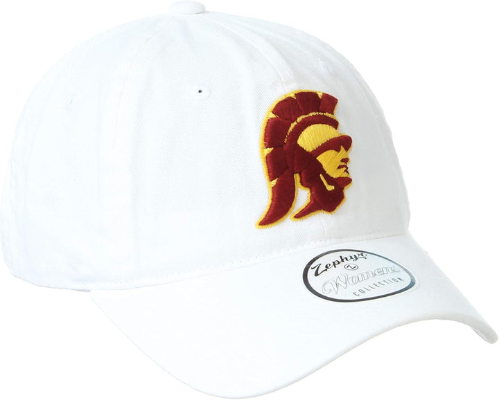 ZHATS Damen Adjustable Scholarship Hat Icon White Adjustable Scholarship Hat Icon White Einheitsgrös