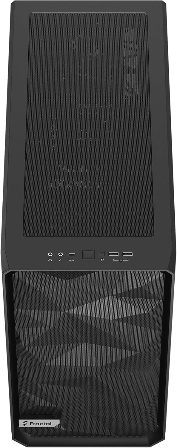 Fractal Design Meshify 2 Black, Flexibles ATX Computer Gehäuse, schwarz Black Solid, Black Solid