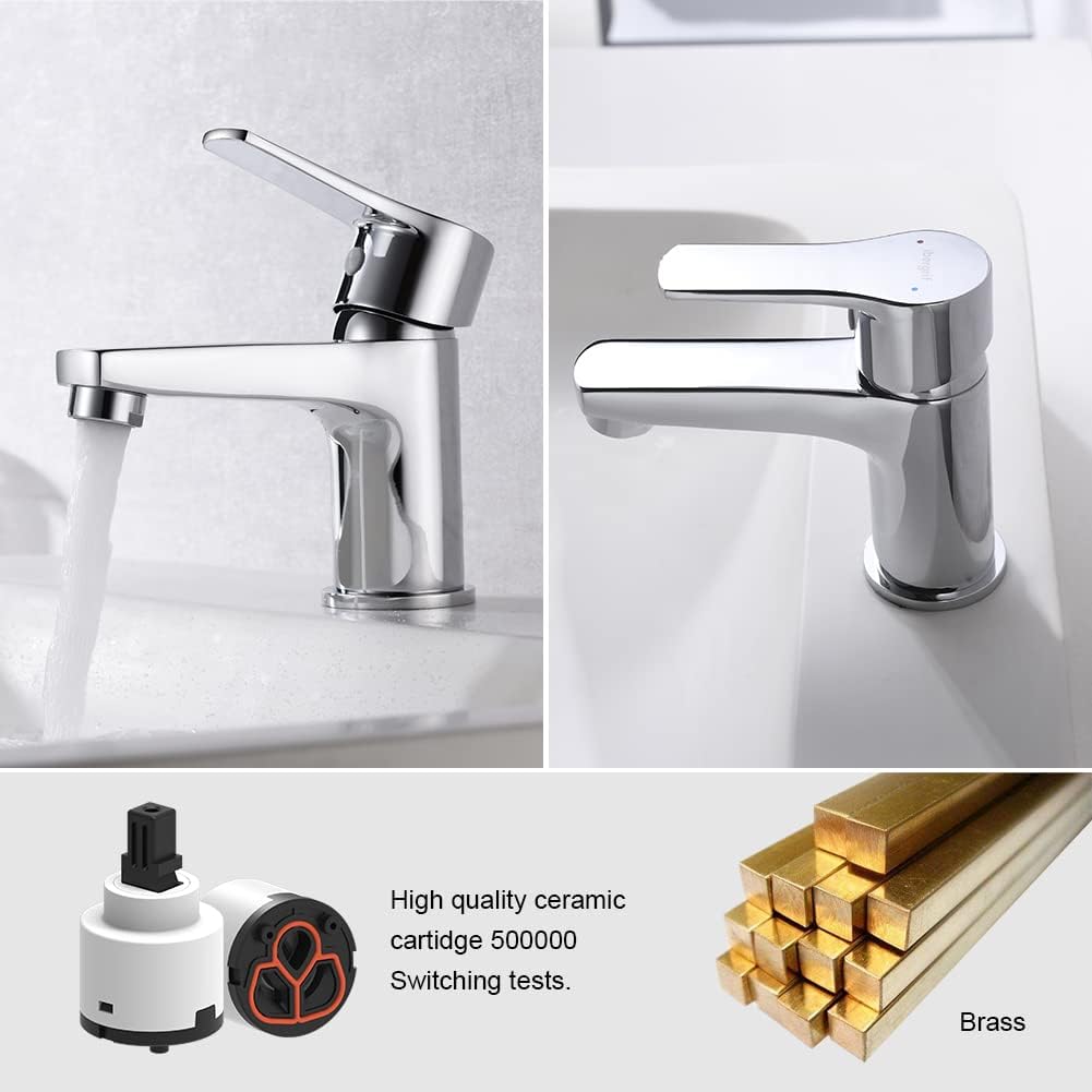 GRIFEMA PORTO-G12003 | Duscharmatur - Chrom &amp; Ibergrif M11057 Wasserhahn Bad-Mischbatterie, Waschtis