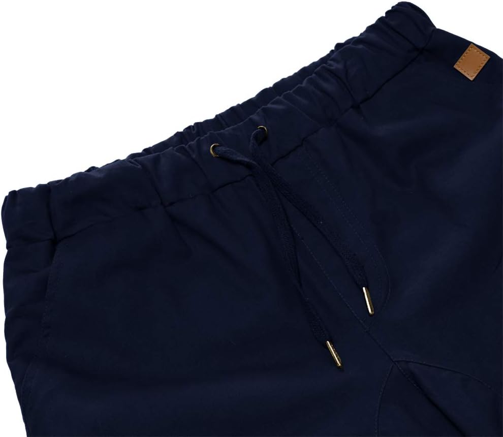 Cindeyar Herren Shorts Sommer Chino Jeans Kurze Hosen Stretch Jogger Cargo Shorts Slim-Fit S 175dunk
