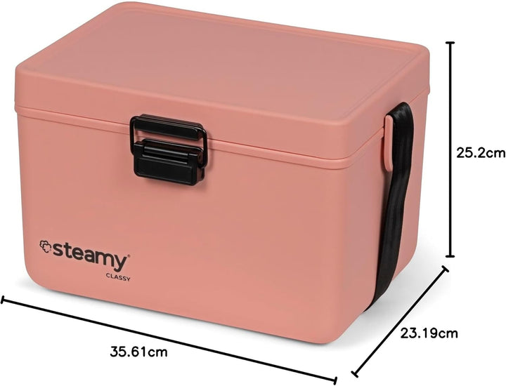 Steamy Outdoor Classy 12 Kühlbox 35.6 x 25.2 x 23.2 cm (l x b x h) Roze, 35.6 x 25.2 x 23.2 cm (l x