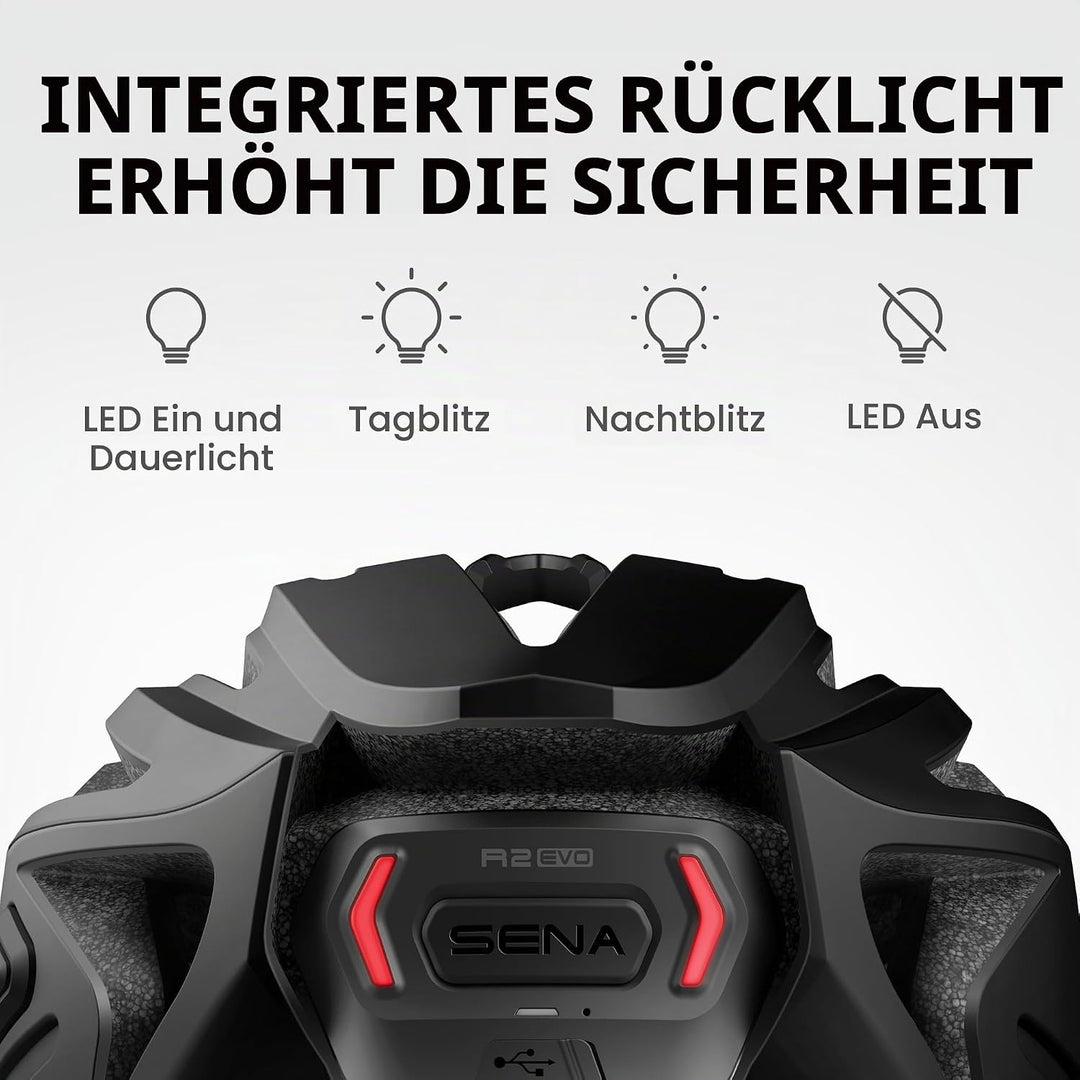 Sena R2 / R2 EVO Smart Rennradhelm L R2 EVO (2022) Mattgrau, L R2 EVO (2022) Mattgrau