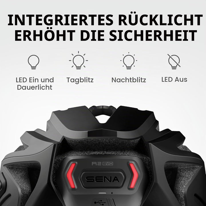 Sena R2 / R2 EVO Smart Rennradhelm L R2 EVO (2022) Mattgrau, L R2 EVO (2022) Mattgrau