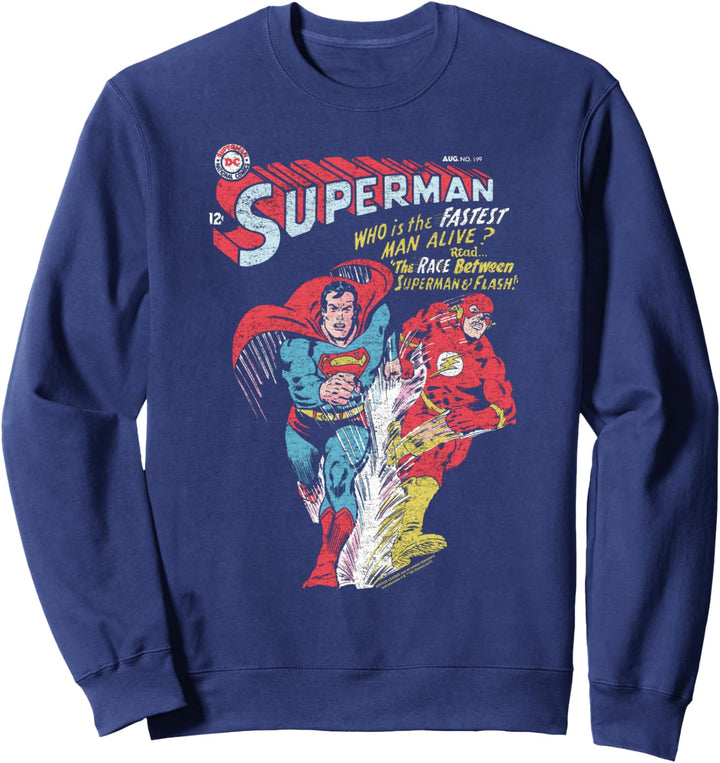 Justice League The Flash & Superman Fastest Sweatshirt