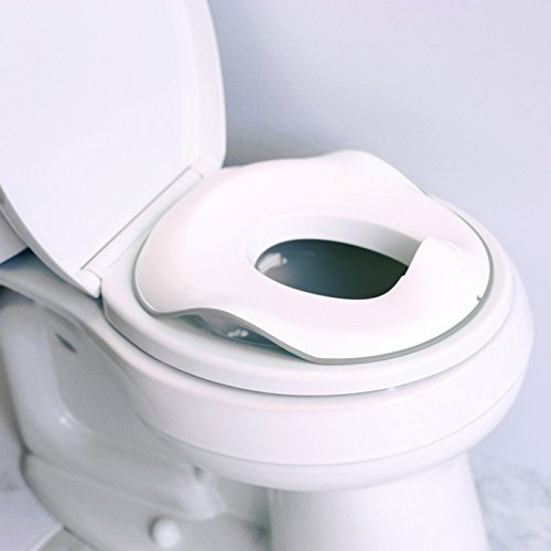 Ubbi einstellbarer Toilettentrainer, leicht zu reinigender Töpfchentrainingstrainer, Grau Adjustable