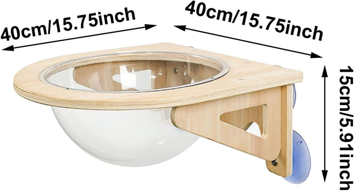 Katzen Wand Hängematten, Wandregale,Katzenblasen Möbel, Transparentes Katzenkapsel Bett Set, Katzen-