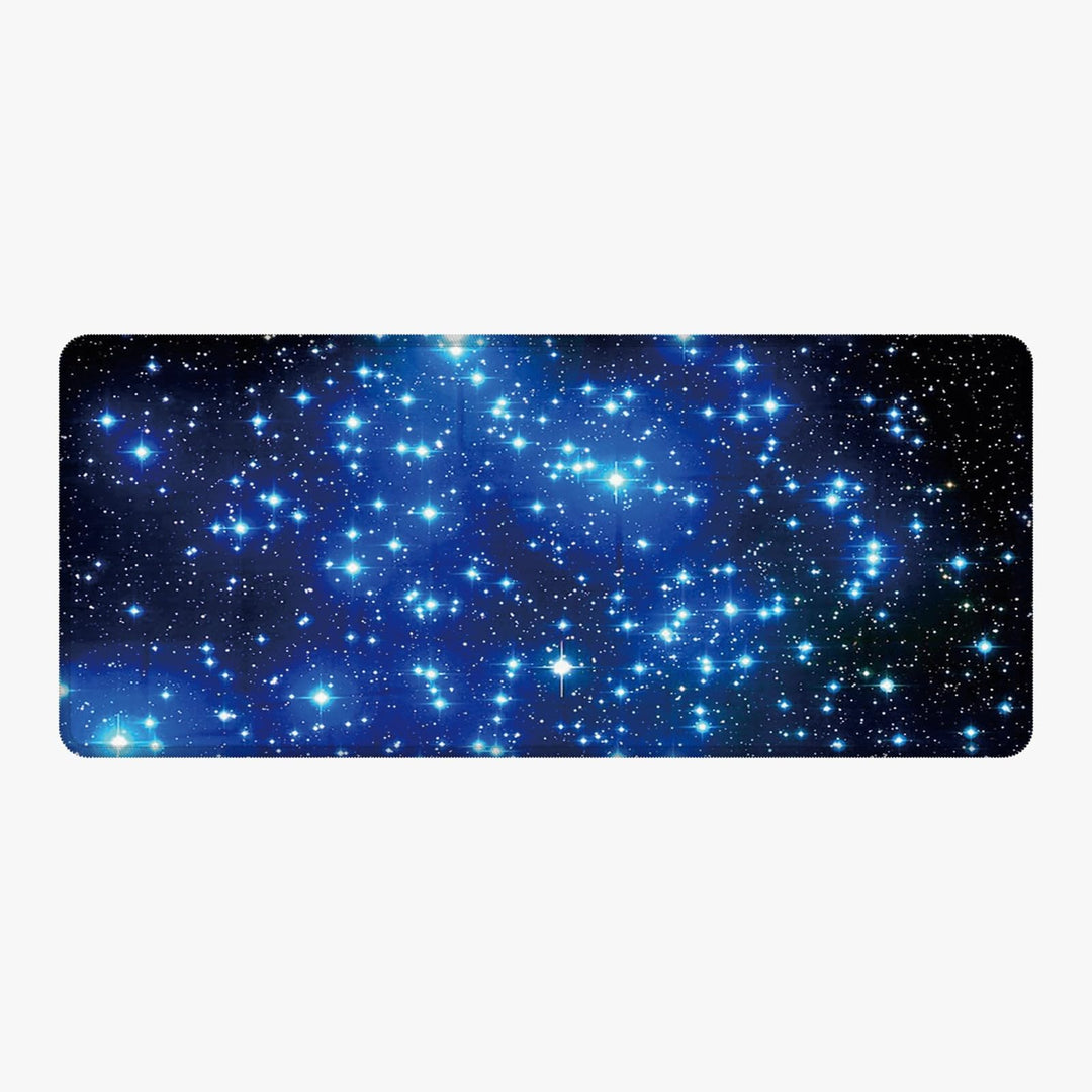 Silent Monsters Mauspad XXL 900 x 400 mm grosses Mousepad Weltall - Vernähter Rand, rutschfest & lei