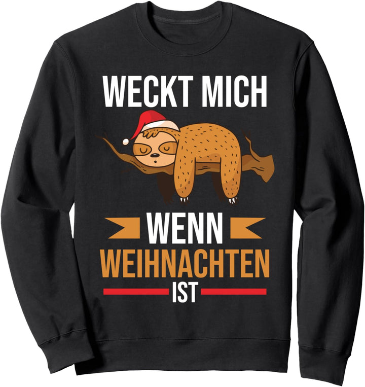 Faultier Weihnachten Sweatshirt