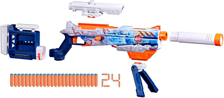 Nerf Loadout Arctic Zerostriker Blaster und N1 Darts, LOADOUT ARCTIC ZEROSTRIKER
