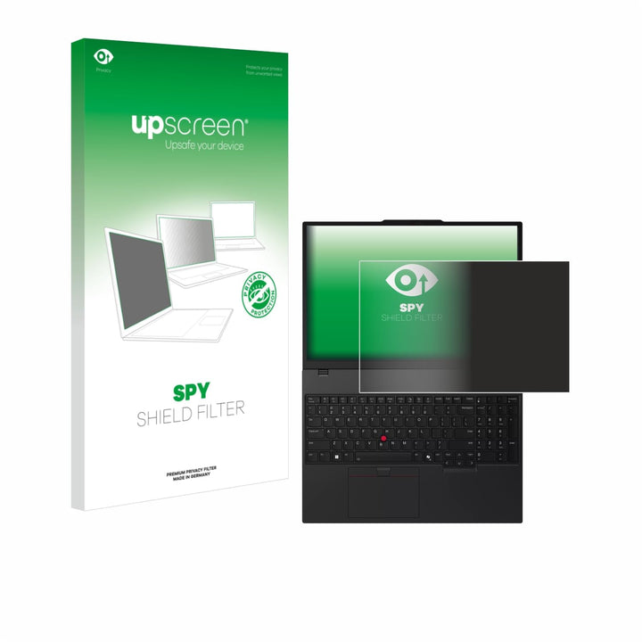 upscreen Blickschutzfilter für Lenovo ThinkPad T16 Gen 4 Privacy Filter Blickschutzfolie Sichtschutz