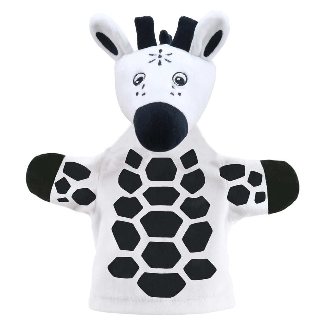 The Puppet Company - Meine erste Handpuppe schwarz und weiss - Giraffe Handpuppe - PC003836