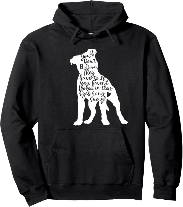 Pitbull Seelen - Rettungshundrasse Pullover Hoodie