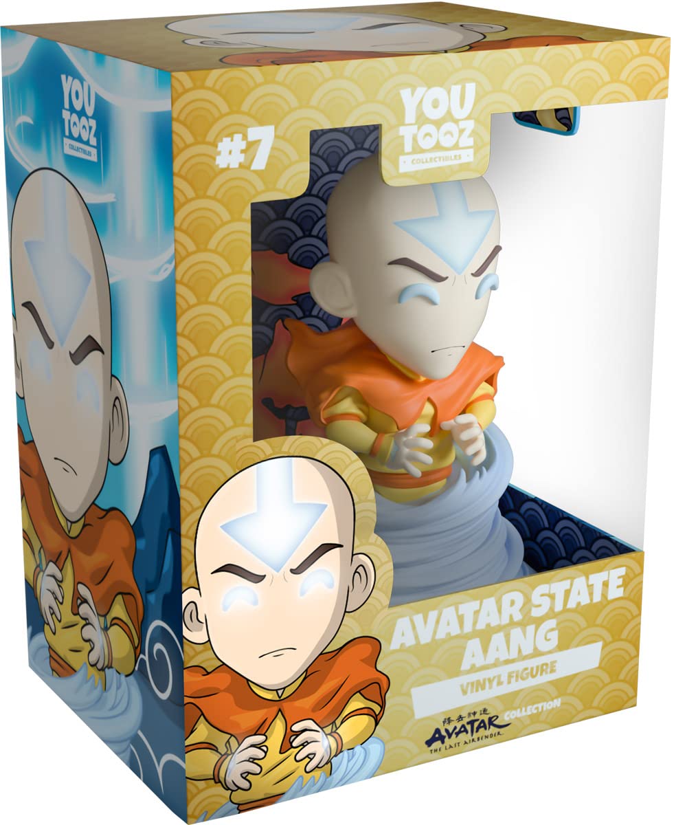 Avatar State Aang Vinyl-Figur, 12,2 cm, aus Avatar The Last Airbender, detailreiche Sammelfigur – Yo