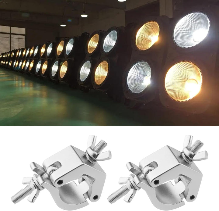 Create idea 4 Stück Haken aus Aluminiumlegierung Truss-Hakenklemme O-Klemme Halber Haken Bühnenlicht