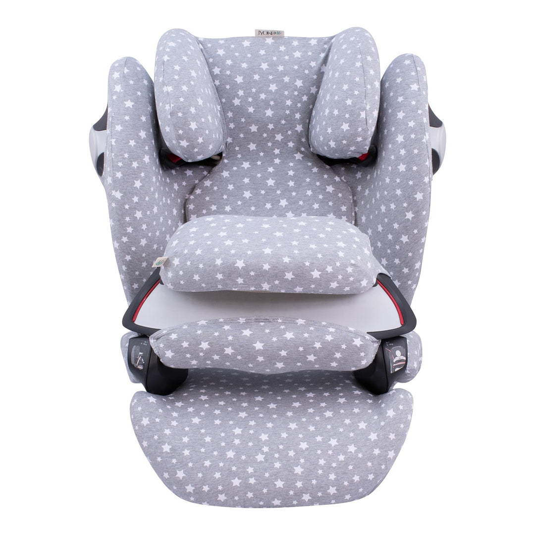 JYOKO Kids Bezug für Autositz kompatibel mit Cybex Pallas M (White Star), White Star