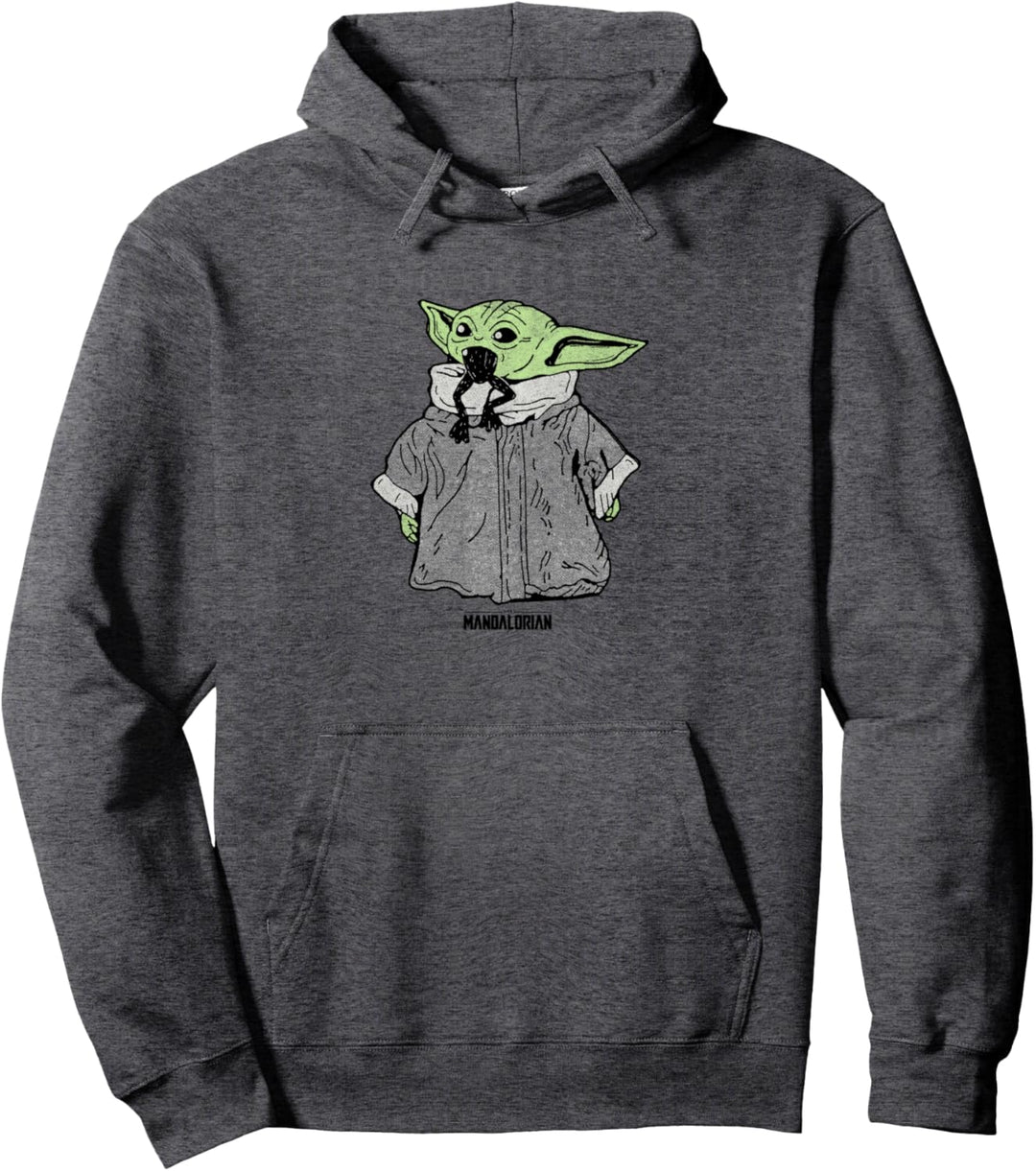 Star Wars: The Mandalorian The Child Frog Dinner Transparent Pullover Hoodie
