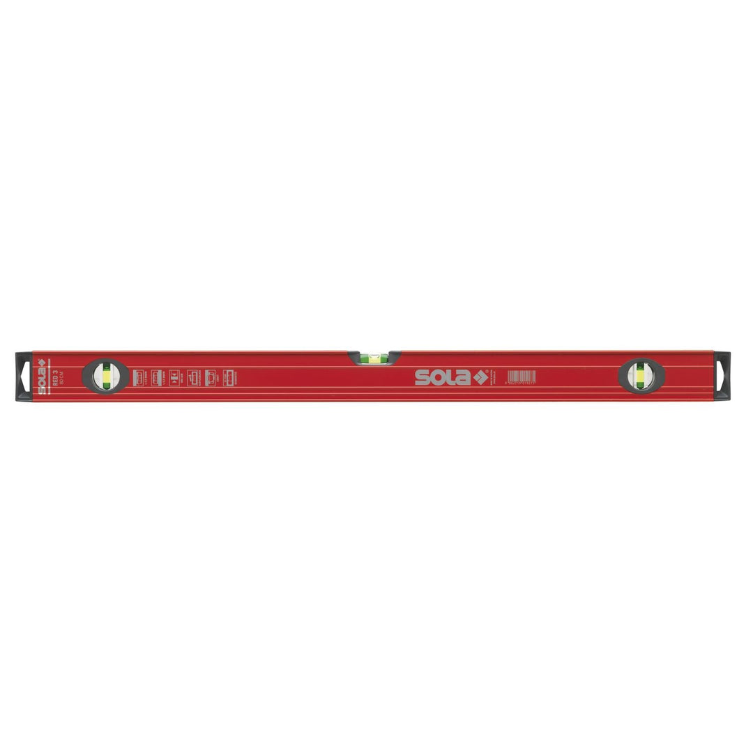 Sola 3.086.864,5 cm rot 3 254 cm Wasserwaage, rot, 100 cm 1000 mm, 1000 mm