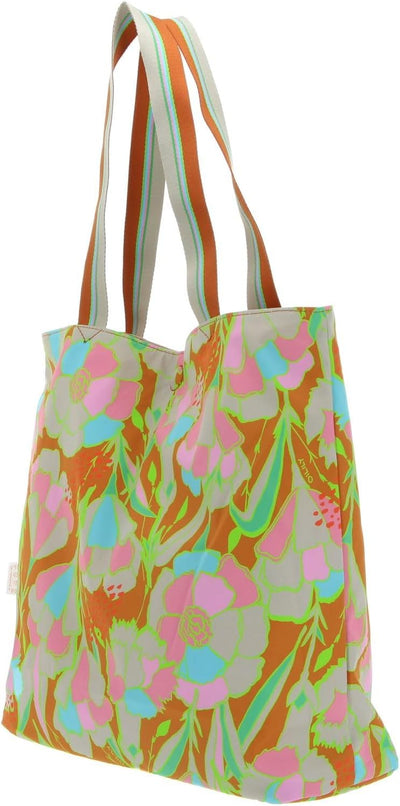 Oilily Romy Reversible Shopper Summer Stripes Misty Rose