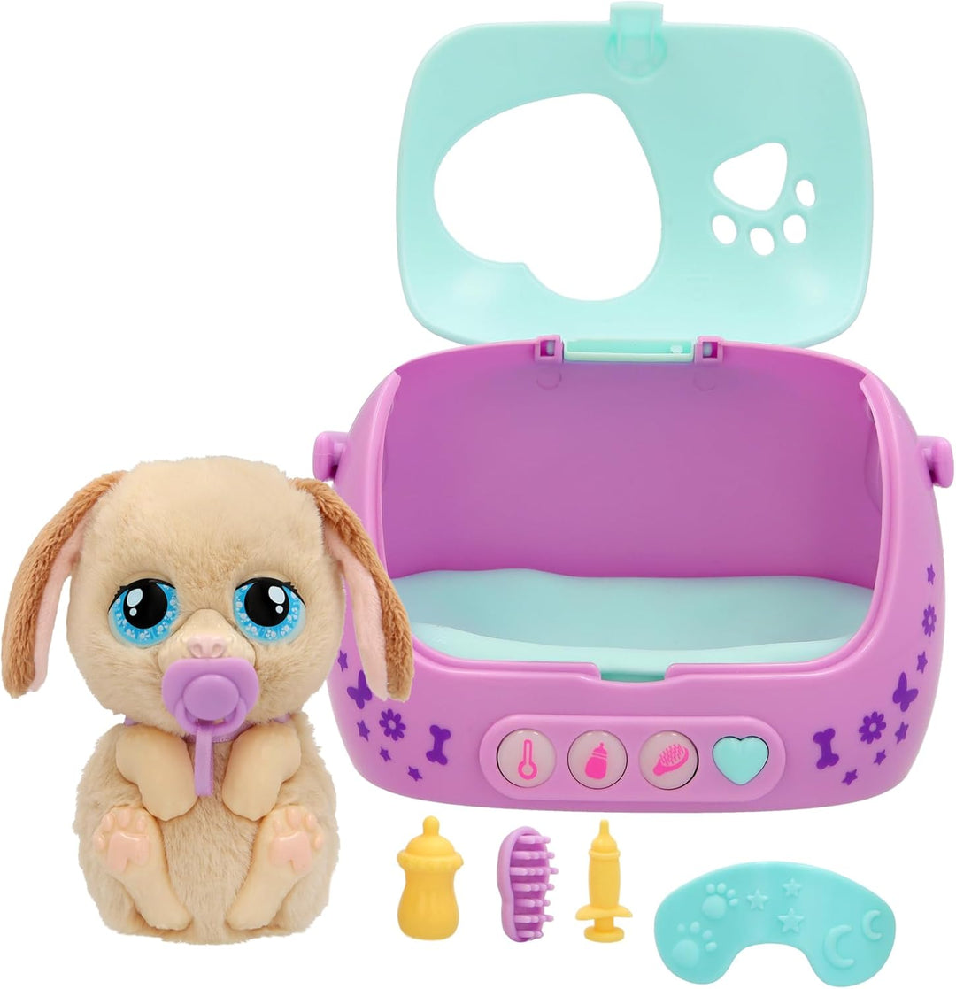 Baby Paws JUST Born Puppy INTERAKTIVE Haustiere Haustiere mit Einer elektronischen Transportbox mit