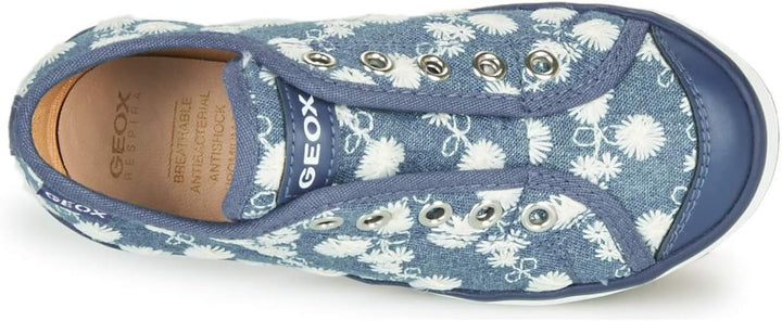 Geox Mädchen Jr Ciak Girl C Sneakers 24 EU Avio, 24 EU Avio