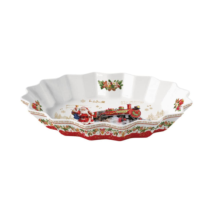 Easy Life Servierplatte, 30 x 20,5 cm, Porzellan, R1241#CHME, Rot
