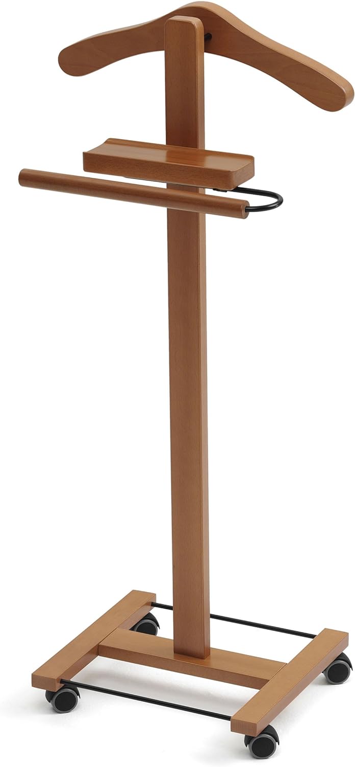 ARREDAMENTI ITALIA Herrendiener für Schlafzimmer JUNIOR, Holz - Farbe: Kirsche Holz AR-It il Cuore d