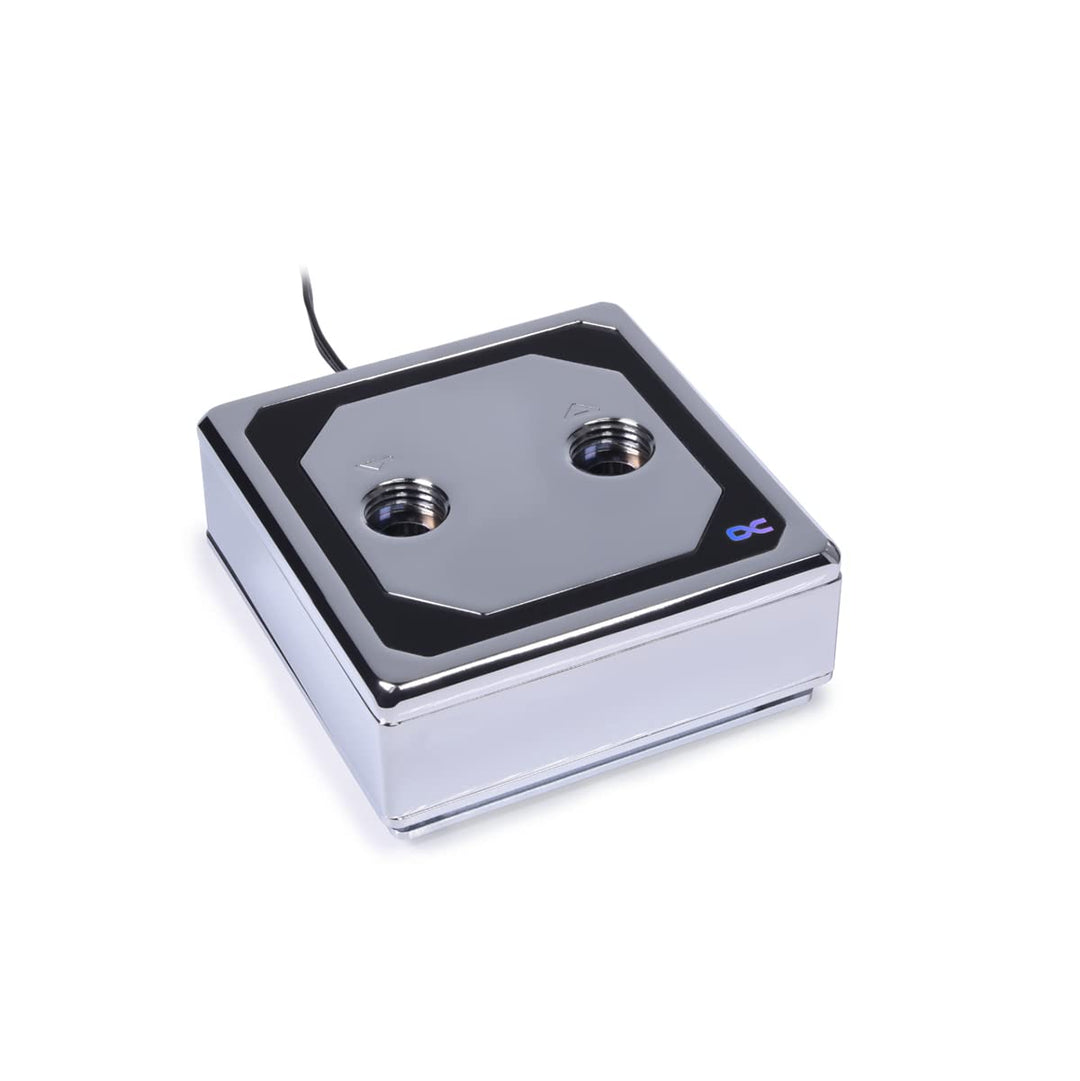 Alphacool 13083 Eisblock XPX Aurora Edge - Full Brass Chrome Digital RGB CPU Kühler Wasserkühlung