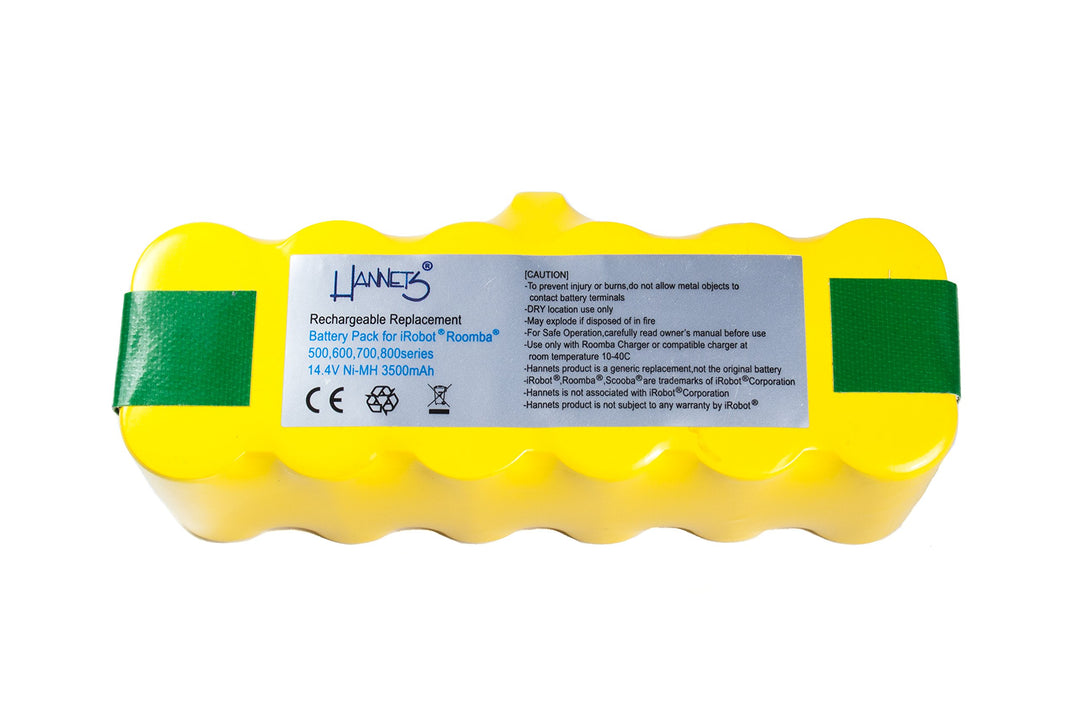 Hochwertiger Hannets® Akku I Batterie Ersatz für Roomba Battery Akkupack Roboterstaubsauger Staubsau