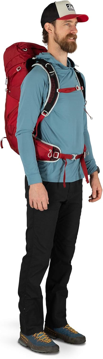 Osprey Talon 33 Wanderrucksack für Männer S-M Cosmic Red Single, S-M Cosmic Red Single