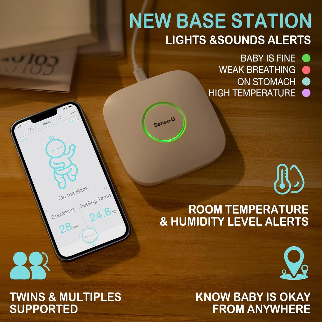 Sense-U Basisstation (2,4 GHz) – kompatibel mit den Sense-U Babymonitoren und lässt Sie die Daten Ih