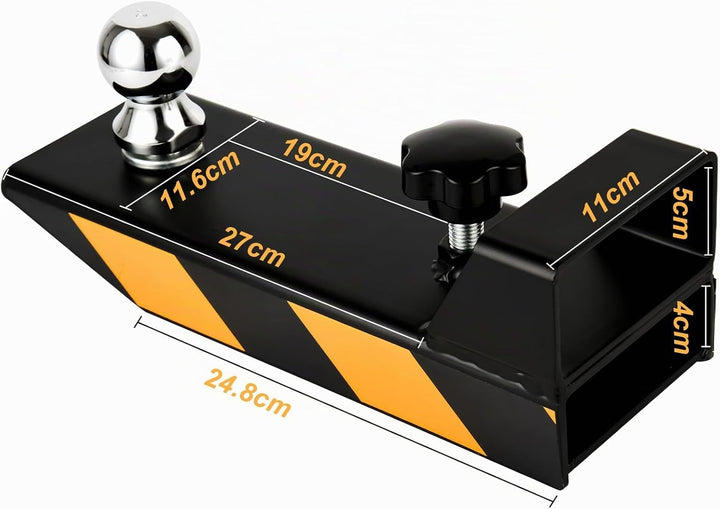 Warmfay Rangierhilfe Kugelkopf Gabelstapler, Rangierhilfe Anhänger für Gabelstapler, Frontlader, Anh