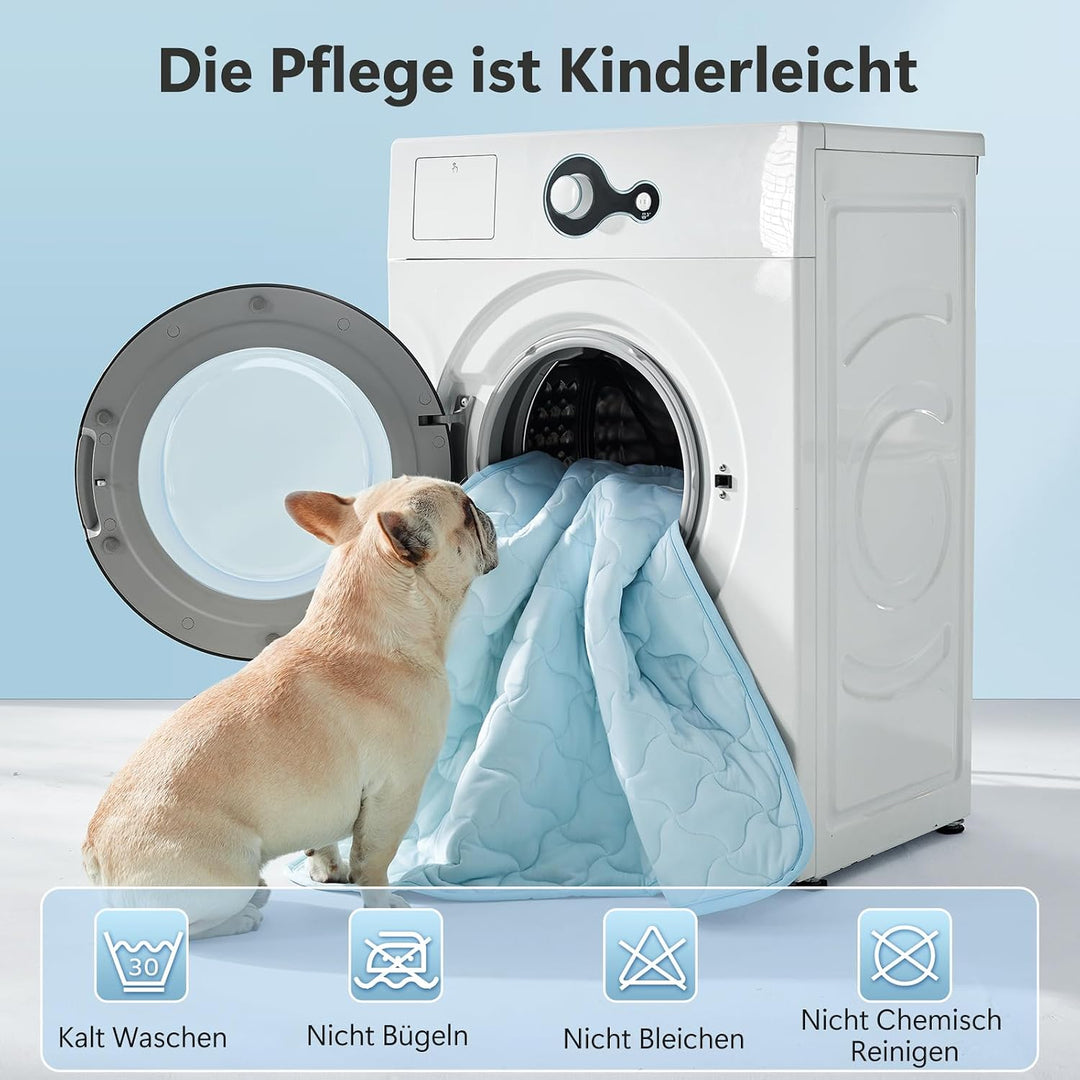 JOEJOY Kühlmatte für Hunde, Selbstkühlende Hundematte, Sommer Kühlkissen für Hunde, Langlebiger Trag