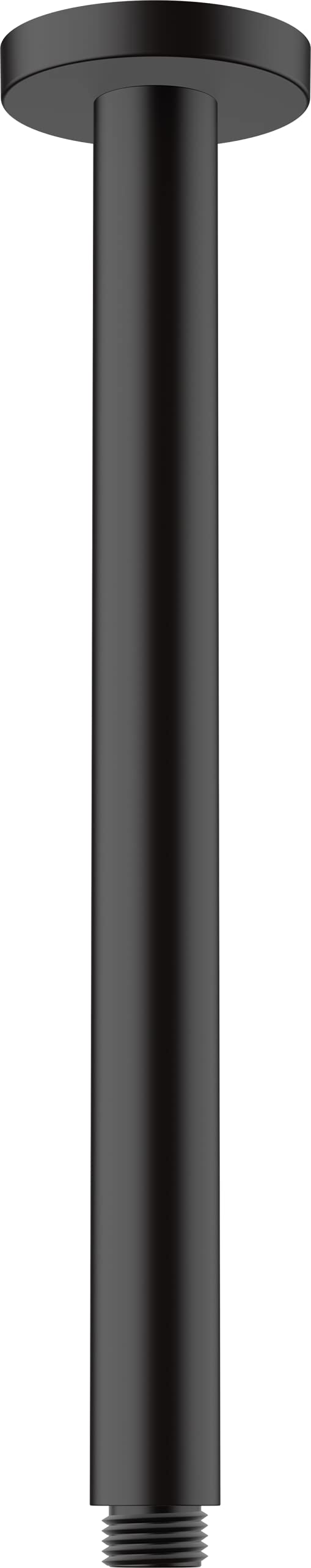 hansgrohe Deckenanschluss Vernis Blend, Deckenanschluss 30cm, Mattschwarz Chrom, Chrom