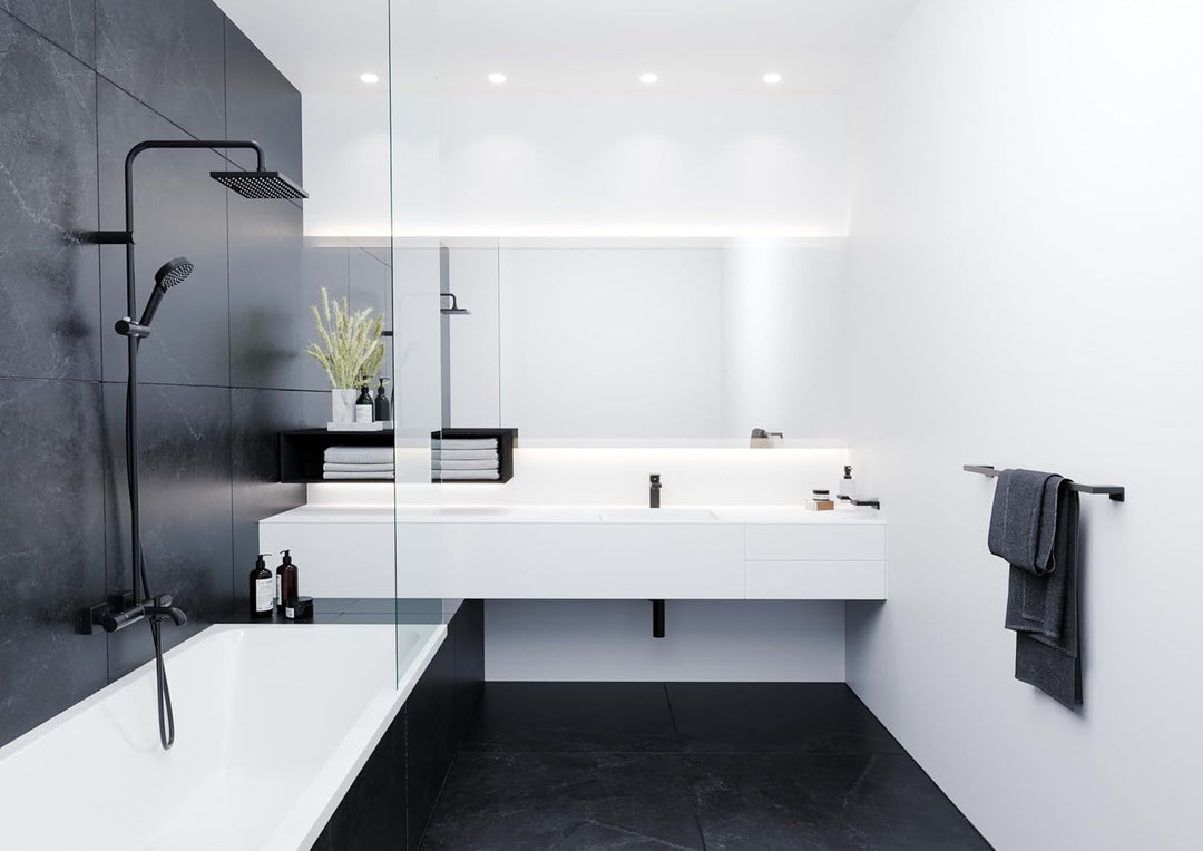 hansgrohe Vernis Shape - Waschtischarmatur ohne Ablauf, Wasserhahn Bad mit Auslauf Höhe 100 mm, Misc