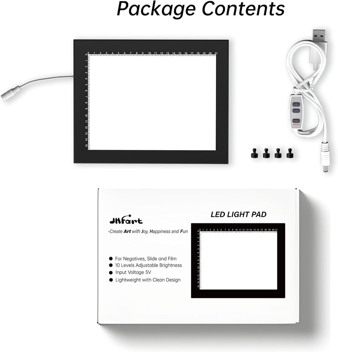Magnetisch Diascanner Ultradünner Dimmbar LED Leuchtplatte- 21 x 15 Zentimeter-5600K - Hintergrundbe