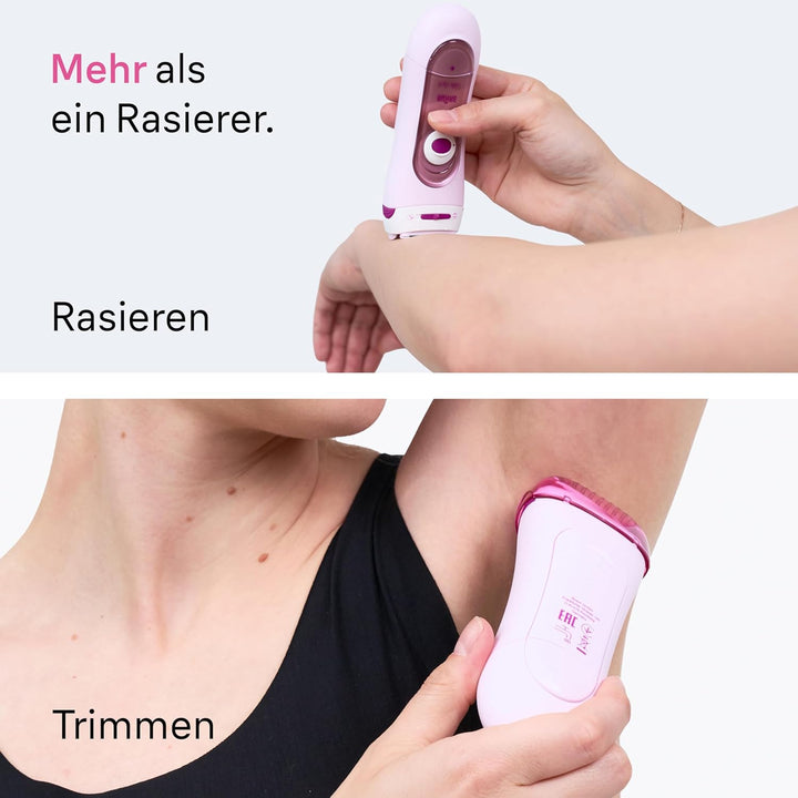 Braun Silk-épil Lady Shaver, Damenrasierer elektrisch, Elektrischer Rasierer und Trimmer, Wet&Dry, G