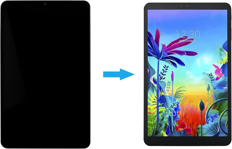 Duotipa [Mit Rahmen] Neue Touch Screen Digitizer Assembly für LG G PAD 5 10.1 FHD T600 LCD Diaplay f