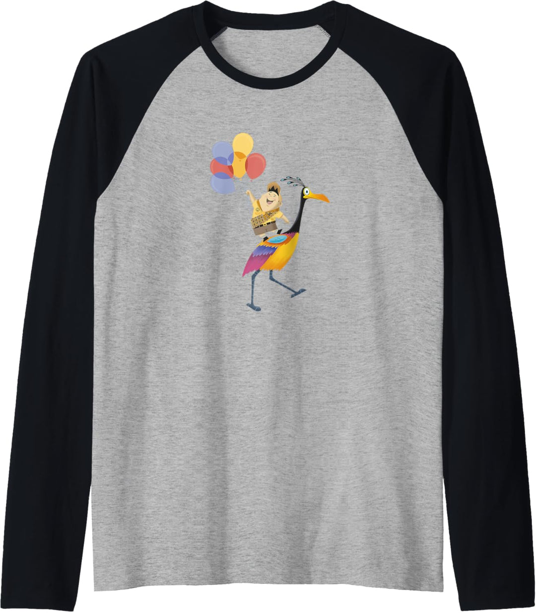 Disney Pixar Up Kevin And Russell With Balloons Raglan