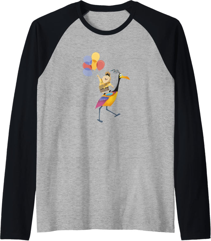 Disney Pixar Up Kevin And Russell With Balloons Raglan