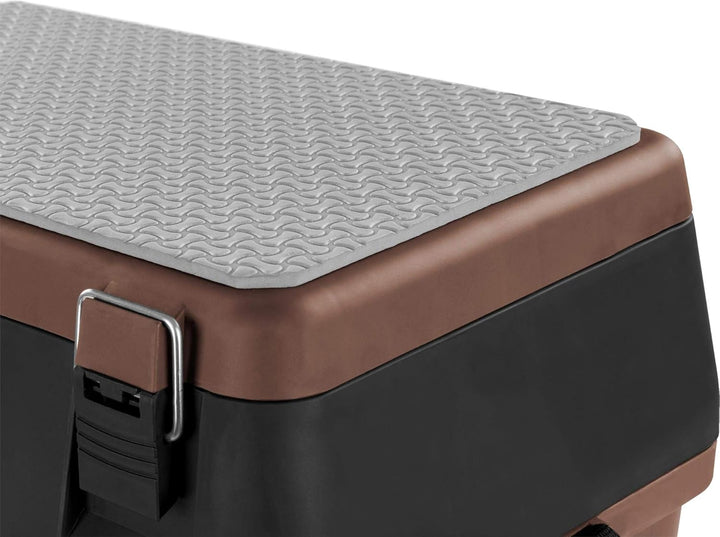 Angelkoffer Angelbox Angeltasche gepolsterte Sitzkiepe Sitzfunktion Gerätekasten mit Rucksackfunktio