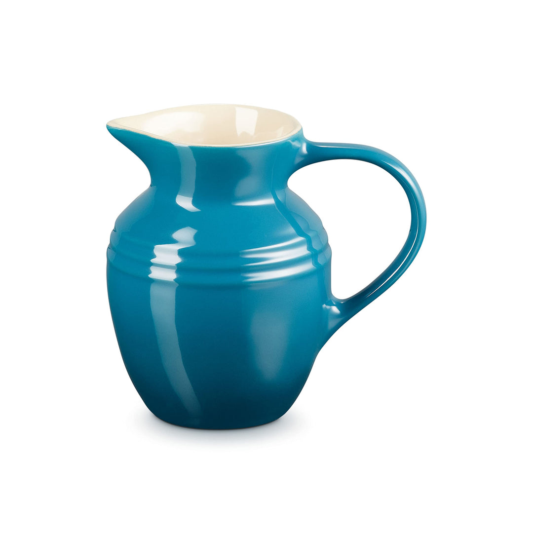 Le Creuset Steinzeug Frühstückskanne, 600 ml, 550 g, Deep Teal, Deep Teal