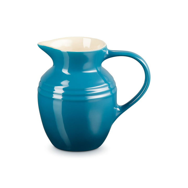 Le Creuset Steinzeug Frühstückskanne, 600 ml, 550 g, Deep Teal, Deep Teal