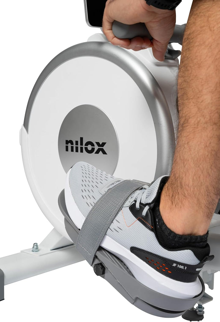 Nilox Rowing Machine XR1 Rudergerät, zusammenklappbar, für Zuhause, mit magnetischem Schwungrad, 3 k