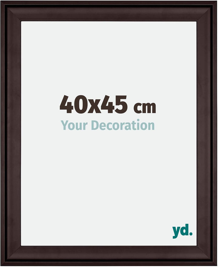 yd. Your Decoration - Bilderrahmen 40x45 cm - Bilderrahmen aus Holz mit Acrylglas - Antireflex - Aus